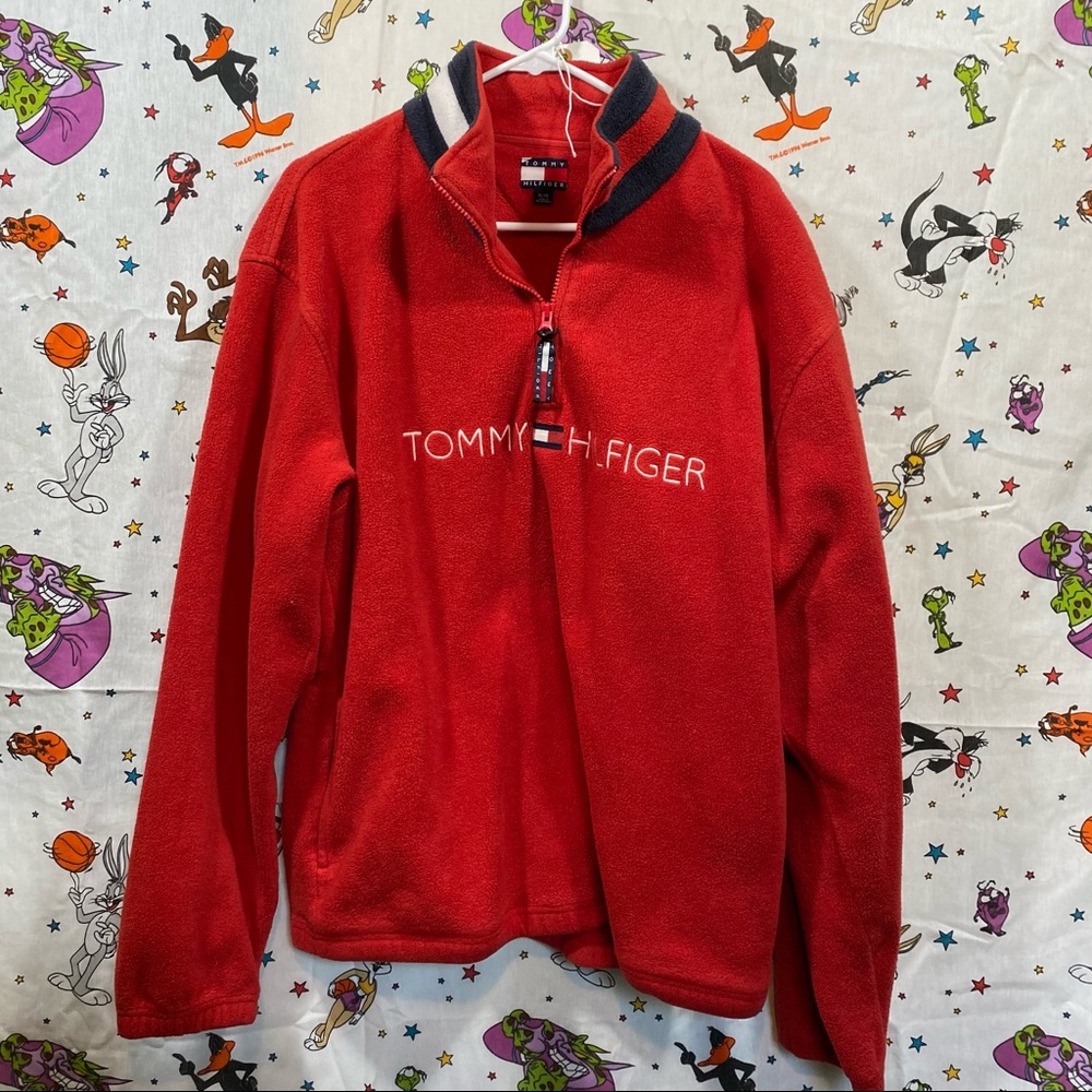 Vintage Tommy Hilfiger Fleece 1/4 zip pullover